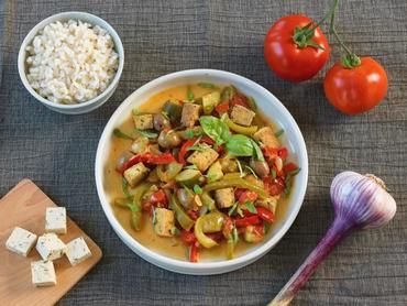 Tofou aux herbes façon basquaise